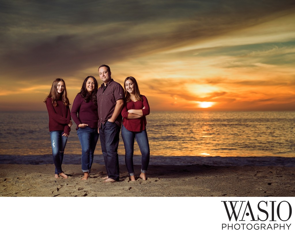 Sunset Beach Family Photography