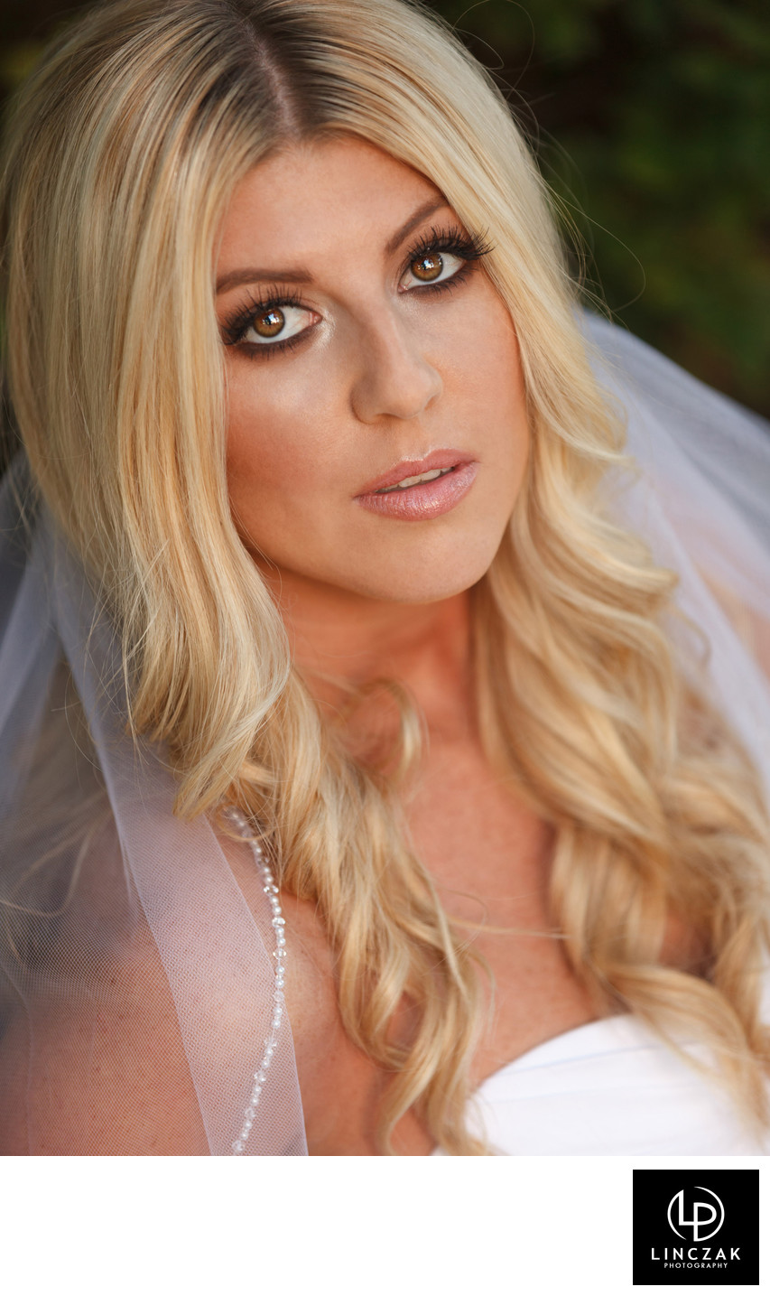 gorgeous bride portrait