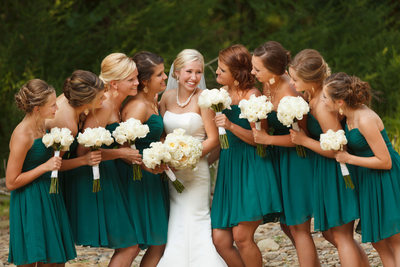 gorgeous bridemaids in cleveland