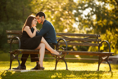wade oval engagement session