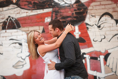 fun engagement session in cleveland