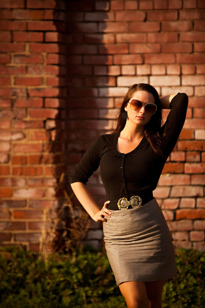 beautiful model fashion photo