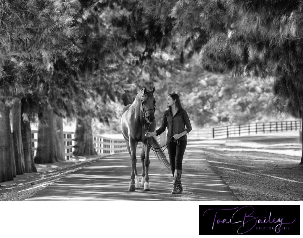 high school a girl and her horse