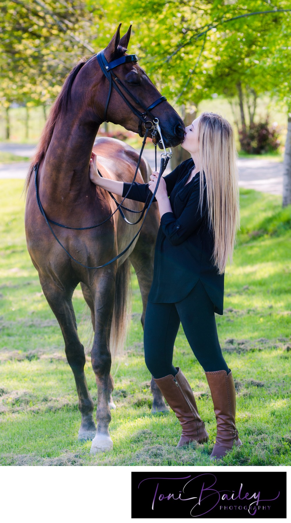 a girl and her horse