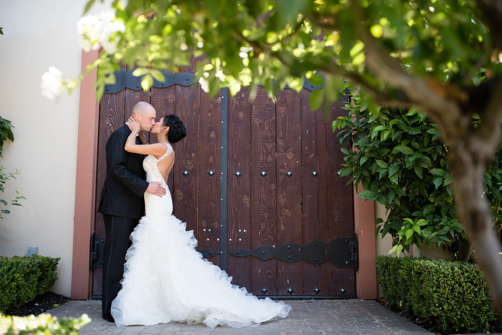 Bride & Groom First Look at Casa Real Ruby Hill