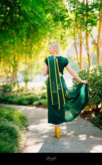 green emerald velvet dress Plus Cami Dress with Knot Front