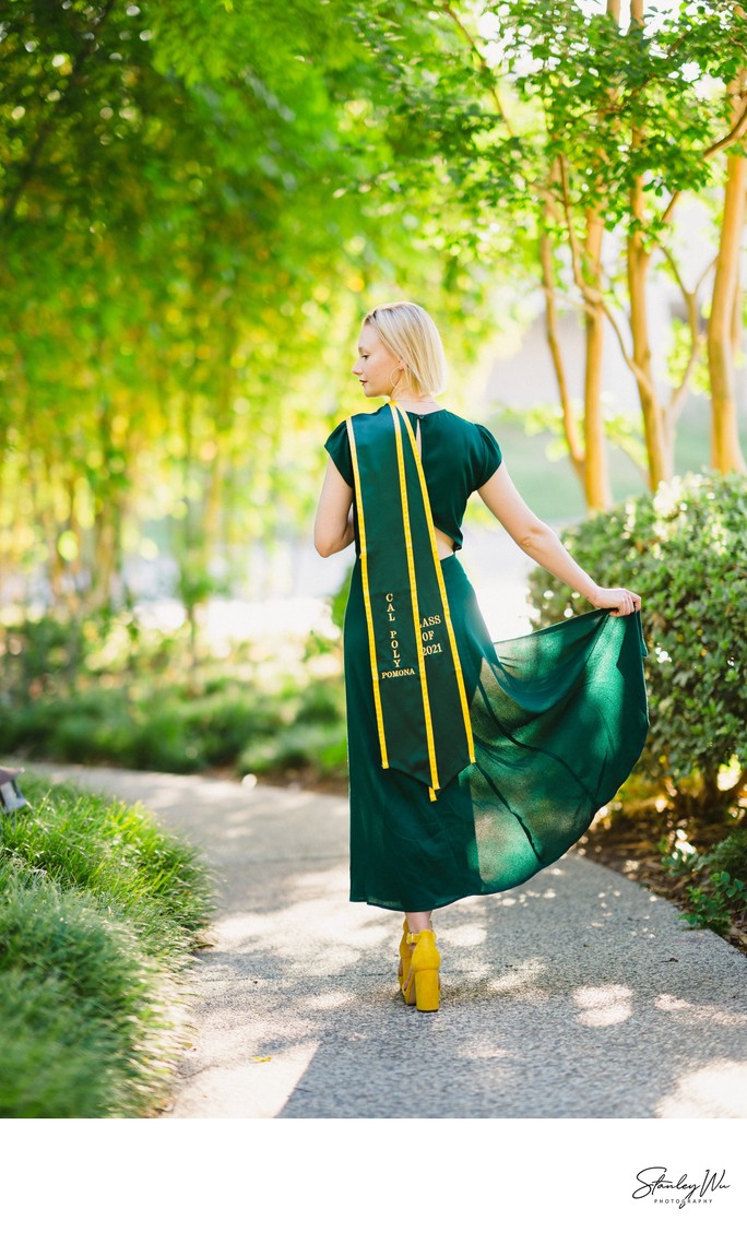 High Fashion Graduation Portraits at Cal Poly Pomona