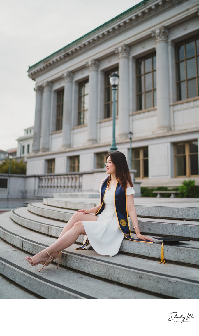 Young Pretty Woman Poses on Stairs of Manor. Adult Smiley Female Sitting on  Steps of Palace., People Stock Footage ft. brunette & female - Envato  Elements