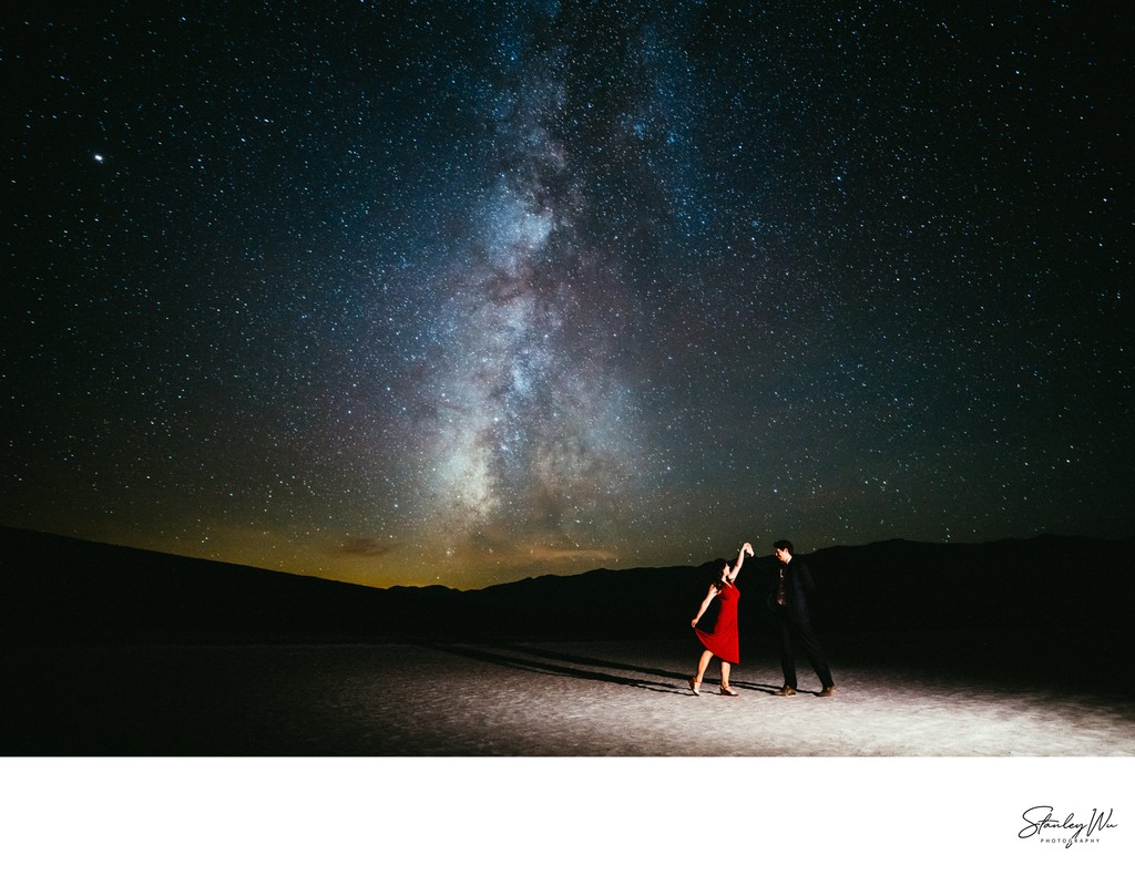 Death Valley Milky Way Night Sky Engagement Shoot