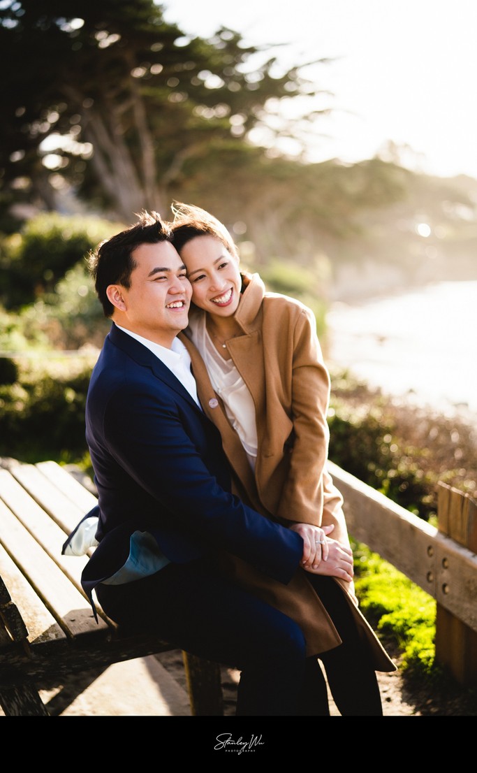 Fall Engagement Photos Carmel by the Sea