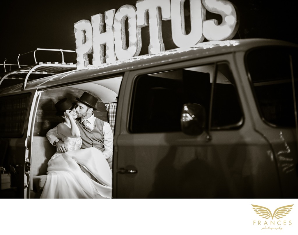 Bride and Groom Photos in a Denver Photography Booth