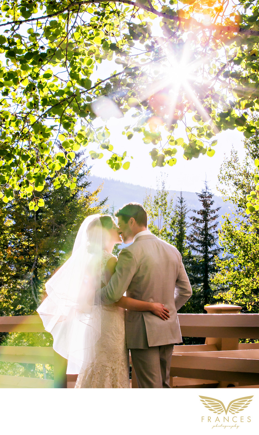 Bride Groom saddleridge Colorado wedding photography