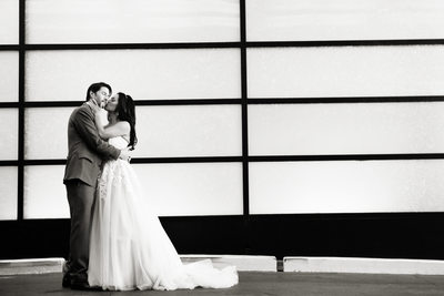 Couple at Grand Hyatt by Denver Wedding Photographer