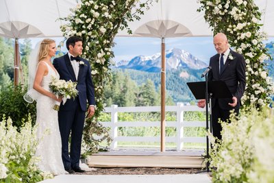 Outdoor Wedding Photos from Aspen Colorado