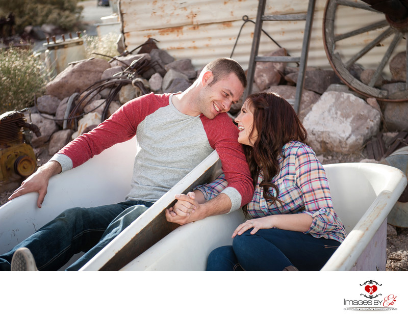 Nelson ghost Town Las Vegas Engagement Photos