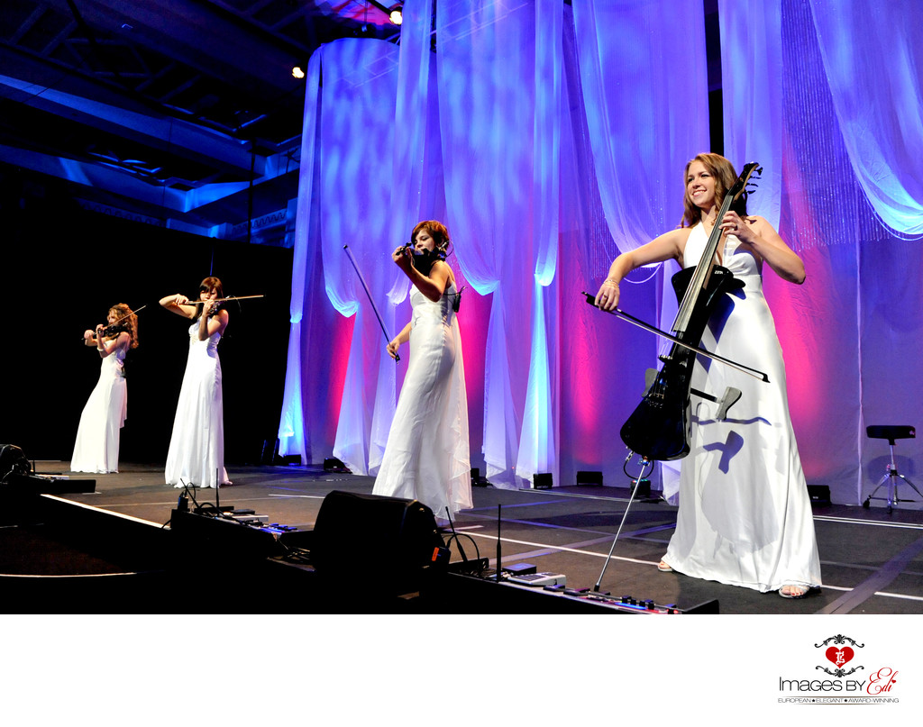 Westin Lake Las Vegas Resort corporate event photography with Electric String Group Entertainment