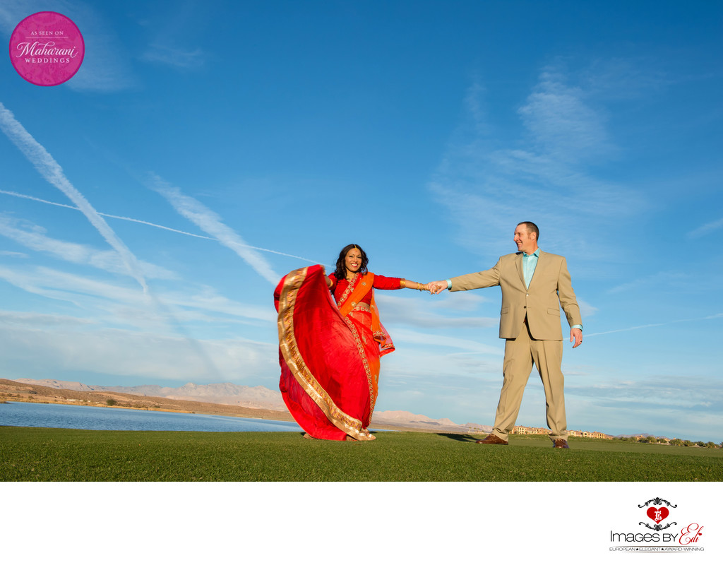 Maharani wedding photography at the Westin Lake Las Vegas Resort and spa