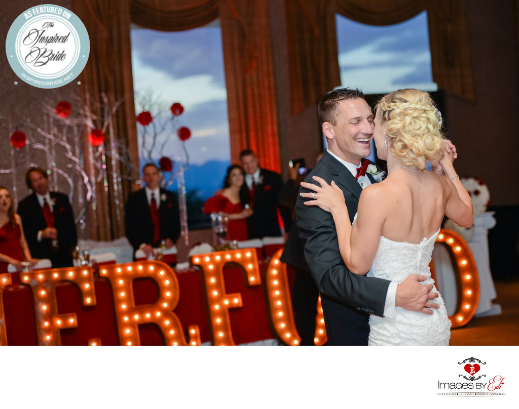 Dragonridge Las Vegas Country Club Bonnie & Clyde themed wedding is featured on Inspired Bride Wedding Blog
