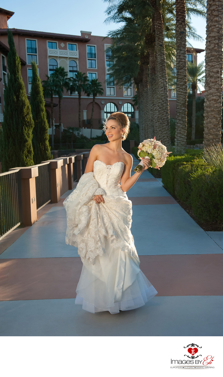 Portrait of Bride at Westin Lake Las Vegas Resort & Spa