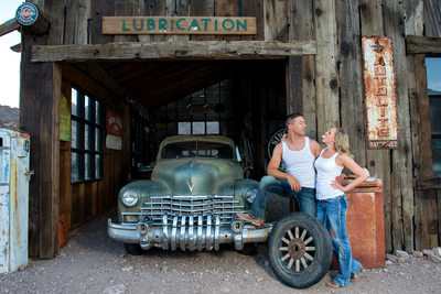 Nelson ghost town Las Vegas Fun Engagement Photography