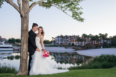 Reflection Bay Lake Las Vegas Wedding Photographer