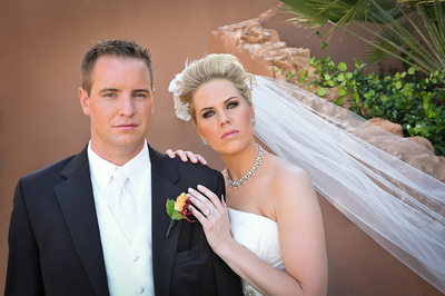 Westin Lake Las Vegas bride and groom