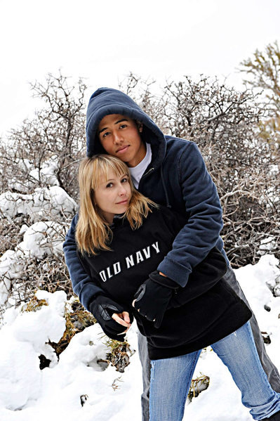 Mt Charleston Engagement Session in the snow