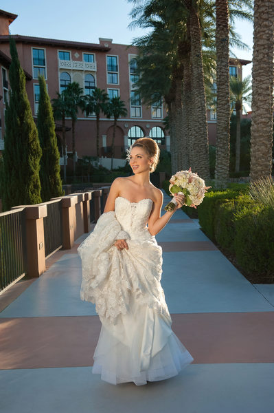 Portrait of Bride at Westin Lake Las Vegas Resort & Spa