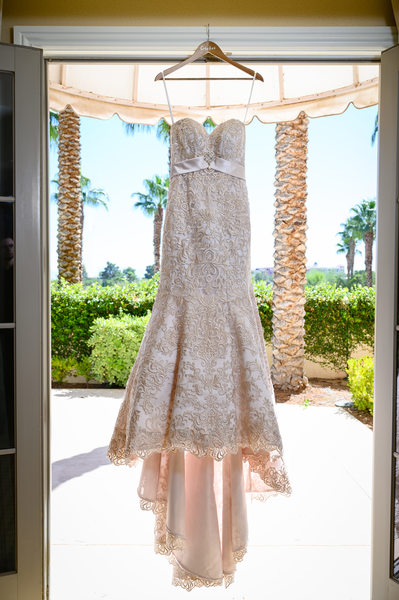 JW Marriott Las Vegas wedding Photo of the wedding dress