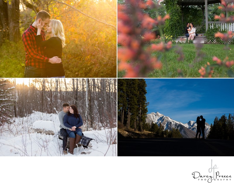 Engagement Photos Spring, Summer, Fall, Winter
