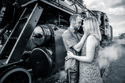 Alberta Railway Museum Engagement Photographer