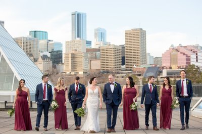 3 Secrets to Better Wedding Party Photos in Edmonton