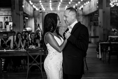 A Timeless First Dance in The Barn at Lions Garden 