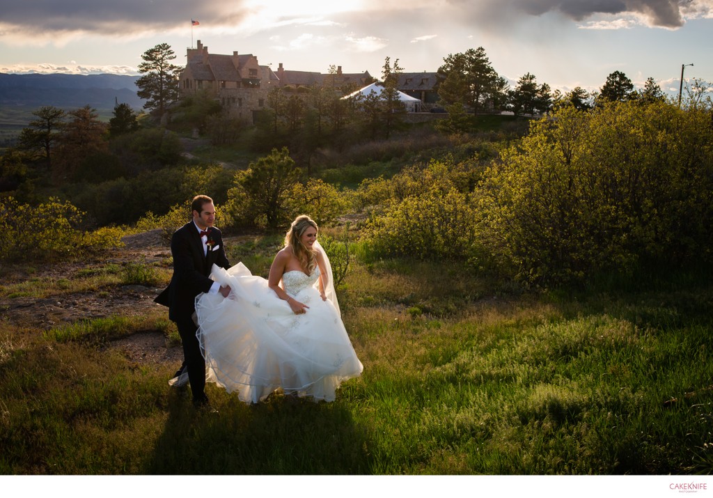 Cherokee Ranch Castle Fairytale Colorado Bride