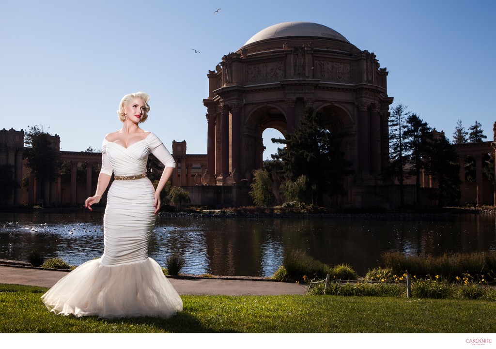 Marilyn Monroe Wedding Palace of Fine Arts Portrait