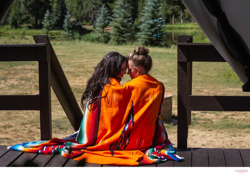Arapaho Valley Ranch Lesbian Couple Engagement Styled