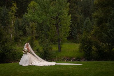 Dunafon Castle Fairytale Bride Bri'Zan Couture Veil