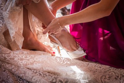 Wedding Shoes Detail Shot