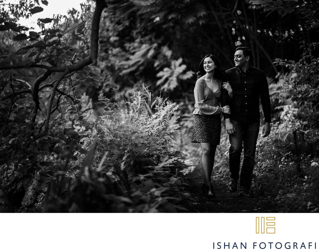 New Jersey Botanical Gardens Engagement Photos