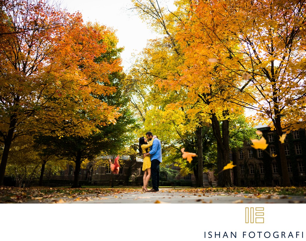 Fall Engagement PhotographyP