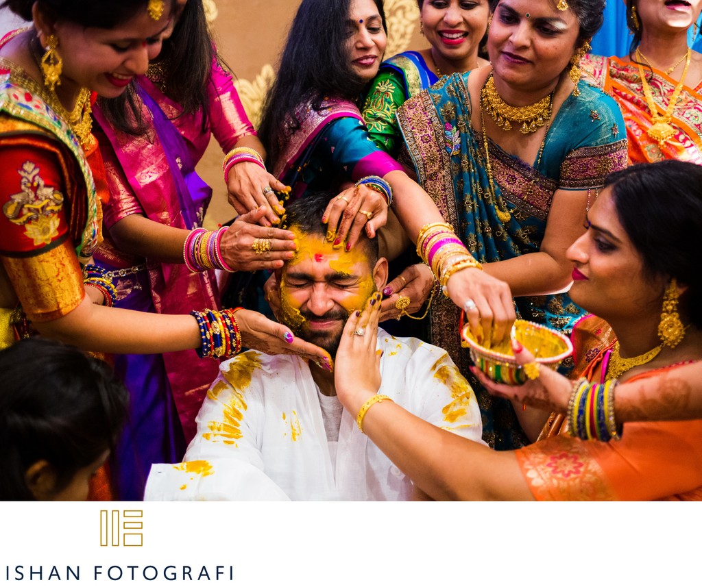 Indian Wedding Haldi Ceremony