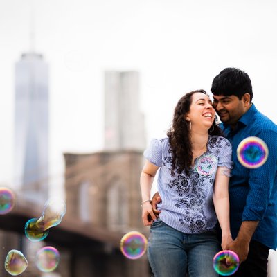 Brooklyn Bridge Park Engagement Shoot