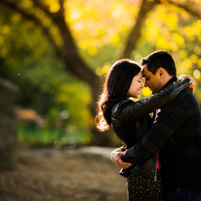 Fall Engagement Pictures Central Park