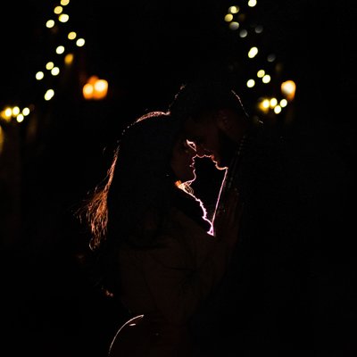 Night Engagement Photos