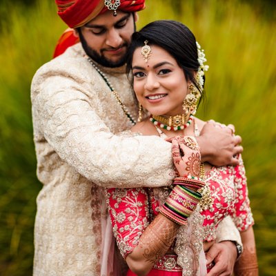 the marigold Indian wedding