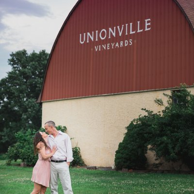 Unionville Vineyards Engagement Photos