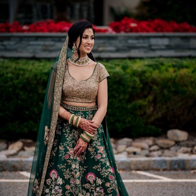 Indian bridal lengha