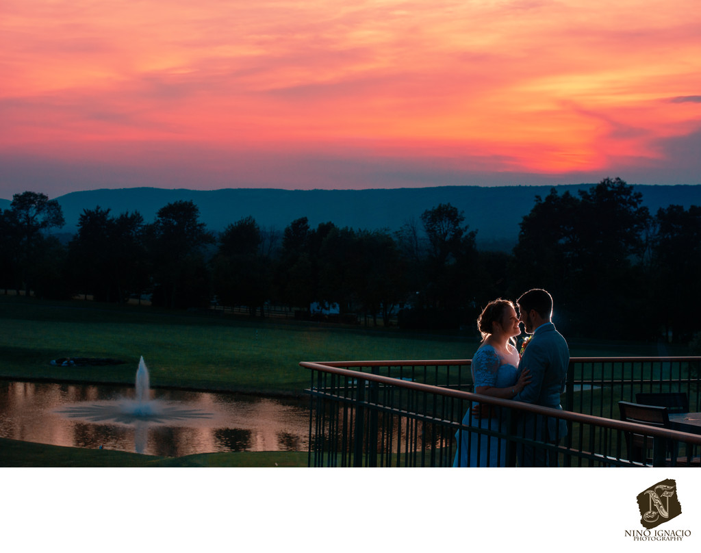 Bride and Groom-Woodstone Country Club, Danielsville PA