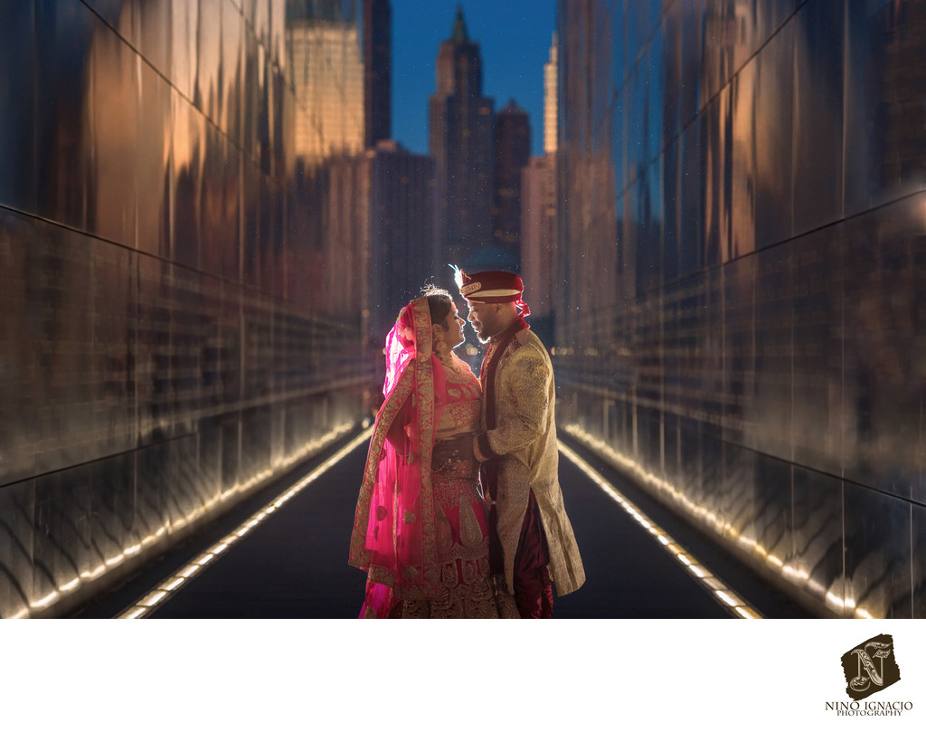 Bride and Groom; Hindu Wedding; Liberty State Park; New Jersey