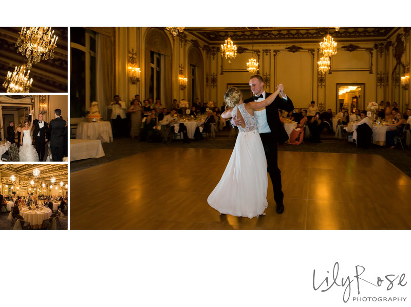 Wedding Reception Dancing Fairmont San Francisco Fairmont San